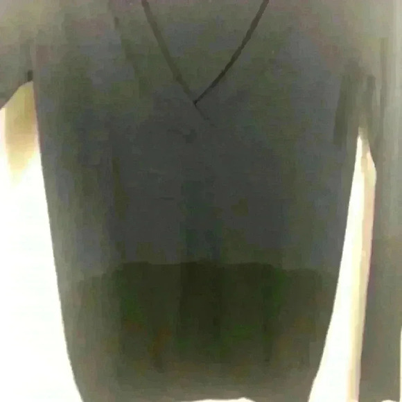 Club Monaco Navy Blue/Black Women's Size: S 100% Wool Long Sleeve Sweater - Picture 4 of 6